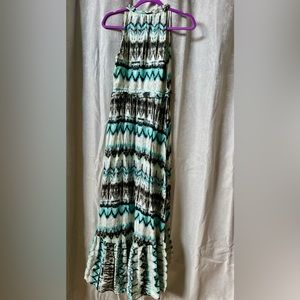 120 1/2 Lino Maxi Dress - slight high low!